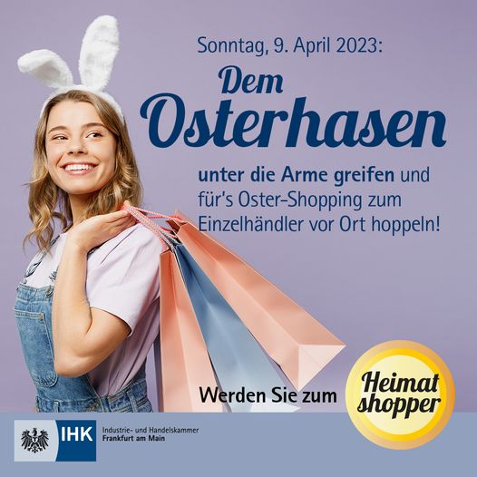 Dem Osterhasen mit regionalem online shopping unter die Arme greifen